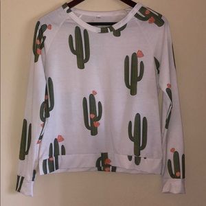 Cactus longsleeve shirt Size S